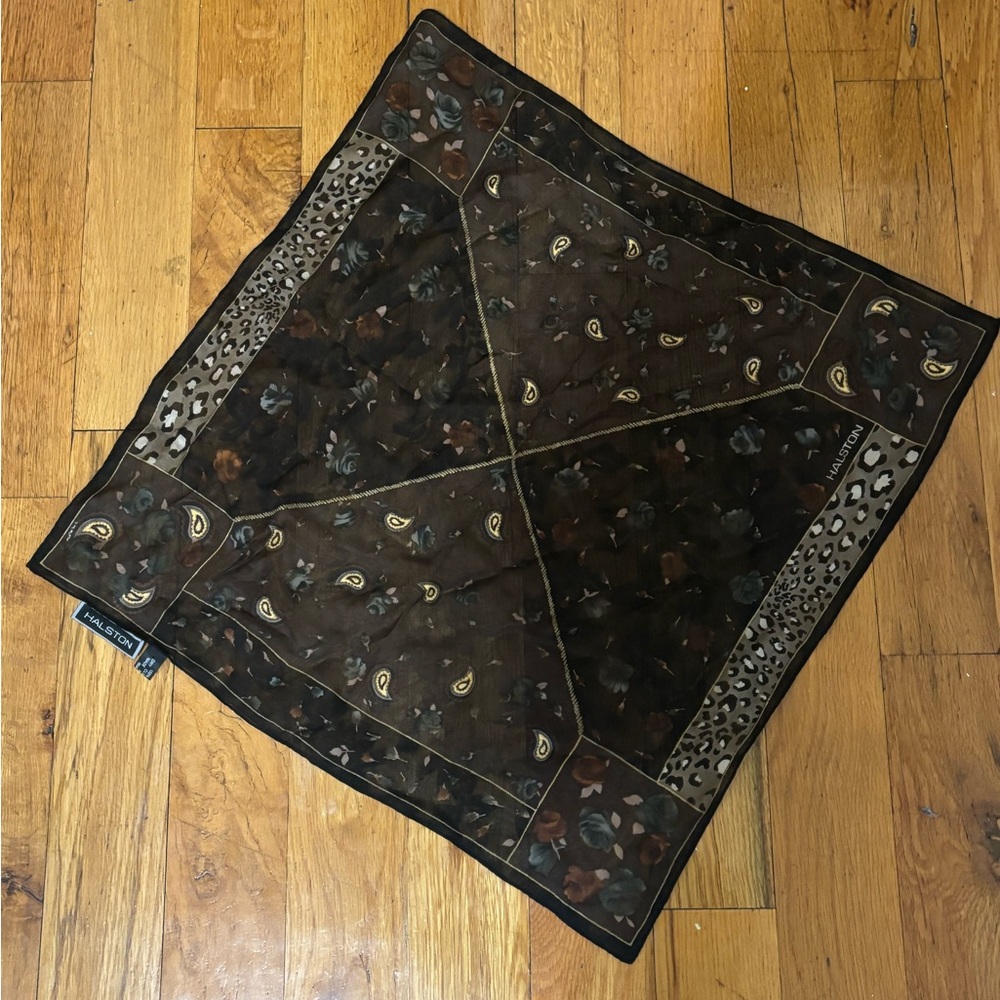 Halston Silk Scarf